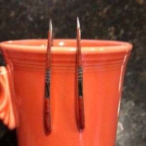 Silpada Coral and Wood Earrings